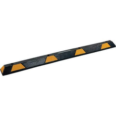 Vestil - 71-3/4" Long x 5-3/4" Wide x 4" High, Car Stop - Yellow & Black - Industrial Tool & Supply