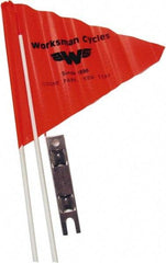 Worksman - Bicycle & Scooter Accessories Type: Safety Flag For Use With: Bicycle; Tricycle - Industrial Tool & Supply