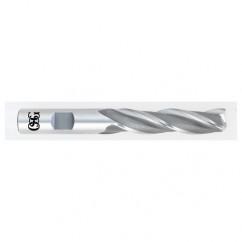 5/16 Dia. x 3-1/8 Overall Length 3-Flute Square End HSS-CO SE End Mill-Round Shank-Center Cutting-Uncoated - Industrial Tool & Supply