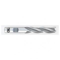 1/4 Dia. x 3-1/16 Overall Length 3-Flute Square End HSS-CO SE End Mill-Round Shank-Center Cutting-Uncoated - Industrial Tool & Supply