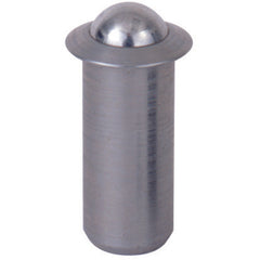 3/16 PRESS FIT BALL PLNGR STL LIGHT - Industrial Tool & Supply