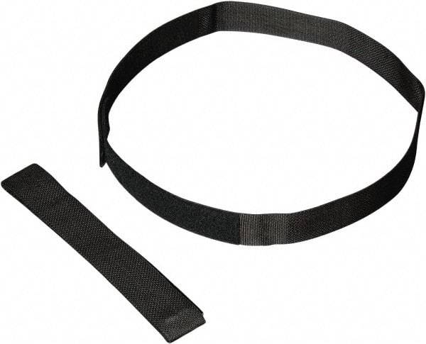 Eagle - 2" Wide x 0.1" Deep x 104" High, Nylon Column Protector Strap - Fits 6 to 12" Columns, Black - Industrial Tool & Supply