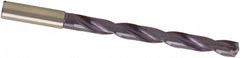 Guhring - 6.3mm 140° Spiral Flute Solid Carbide Taper Length Drill Bit - Industrial Tool & Supply