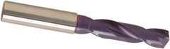 Guhring - 3/16" 140° Spiral Flute Solid Carbide Screw Machine Drill Bit - Industrial Tool & Supply