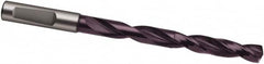 Guhring - 19.5mm 140° Spiral Flute Solid Carbide Taper Length Drill Bit - Industrial Tool & Supply
