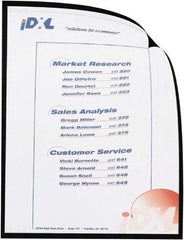 C-LINE - 25 Piece Clear Magnetic Cubicle Keeper - 11-11/16" High x 9-13/64" Wide - Industrial Tool & Supply