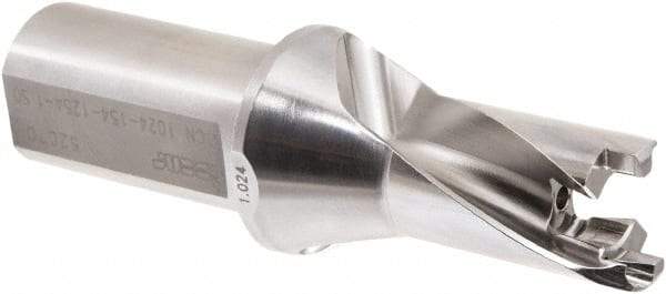 Iscar - 1.024" to 1.059" Diam, 1.5xD, 1.54" Max Depth, 1-1/4" Shank Diam, 5.52" OAL, Replaceable-Tip Drill - FCP, HCP-IQ, ICK, ICK-2M, ICM, ICP, iCP-2M Insert, 53758793 Toolholder, Series SumoCham - Industrial Tool & Supply