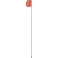 Checkers - Marking Flags Type: Warning Whip Flag Message or Pattern: Reflective X - Industrial Tool & Supply