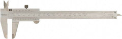 Mitutoyo - 0 to 150mm Stainless Steel Vernier Caliper - 0.02mm Graduation, 40mm Jaw Depth, 0.03mm Accuracy, Includes NIST Traceability Certificate - Industrial Tool & Supply
