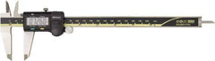Mitutoyo - 0 to 200mm Range, 0.01mm Resolution, Electronic Caliper - 0.001" Accuracy, SPC Output - Industrial Tool & Supply