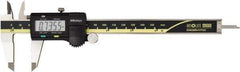 Mitutoyo - 0 to 150mm Range, 0.01mm Resolution, Electronic Caliper - 0.001" Accuracy, SPC Output - Industrial Tool & Supply