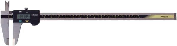 Mitutoyo - 0 to 450mm Range, 0.01mm Resolution, Electronic Caliper - 0.002" Accuracy, SPC Output - Industrial Tool & Supply
