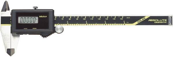 Mitutoyo - 0 to 150mm Range, 0.01mm Resolution, Electronic Caliper - 0.001" Accuracy, SPC Output - Industrial Tool & Supply