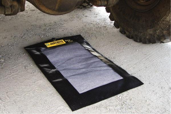 Justrite - 1.75 Gal Capacity per Package, Oil Only Pad - 3' Long x 2' Wide, PVC - Industrial Tool & Supply