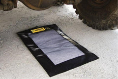 Justrite - 1.75 Gal Capacity per Package, Oil Only Pad - 3' Long x 2' Wide, PVC - Industrial Tool & Supply