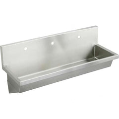 ELKAY - Stainless Steel Sinks Type: Multiple Wash-Station Outside Length: 60 (Inch) - Industrial Tool & Supply