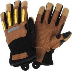 PIP - Leather/Spandex Work Gloves - Industrial Tool & Supply