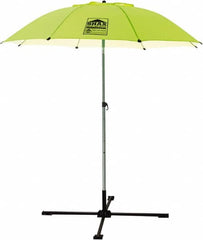 Ergodyne - Umbrellas Type: Umbrella Color: Lime - Industrial Tool & Supply