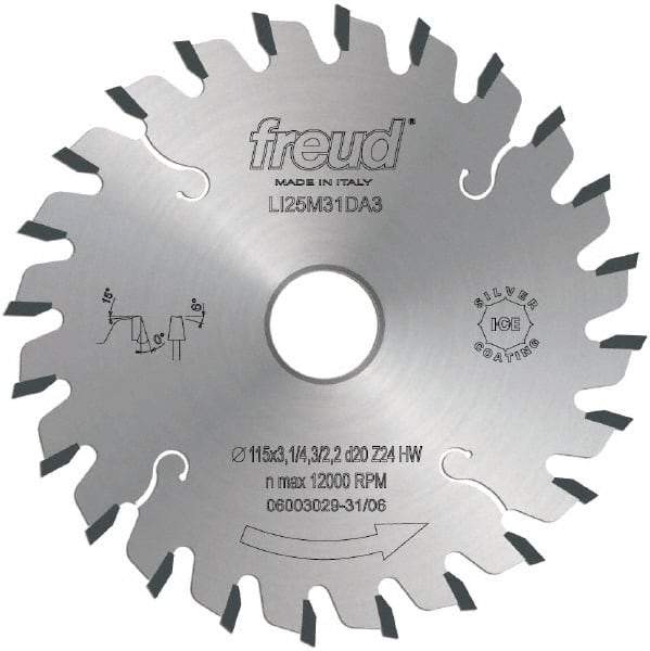 Freud - 200mm Diam, 45mm Arbor Hole Diam, 36 Tooth Wet & Dry Cut Saw Blade - Carbide-Tipped, Standard Round Arbor - Industrial Tool & Supply