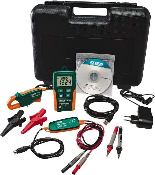 Extech - 600 VAC Max Voltage, Voltage Tester - LCD Display, AAA Power Supply - Industrial Tool & Supply