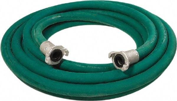 Alliance Hose & Rubber - 1" Inside x 1.88" Outside Diam, Grade 0 Synthetic Rubber, Sandblast Hose - Green, 25' Long, 150 psi Working Pressure - Industrial Tool & Supply