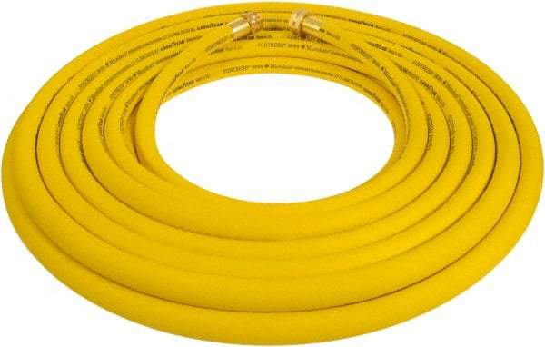 Continental ContiTech - 50' Long, Male x Female GHT, -20 to 200°F, Nitrile High Temp & High Pressure Hose - 1/2" ID x 0.9" OD, Yellow, 300 Max psi - Industrial Tool & Supply