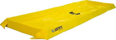 Justrite - 40 Gal Low Wall Berm - 4" High x 2' Wide x 8" Long - Industrial Tool & Supply