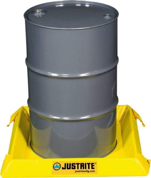 Justrite - 10 Gal Low Wall Berm - 2' Wide x 2" Long - Industrial Tool & Supply