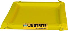 Justrite - 20 Gal Low Wall Berm - 2" High x 4' Wide x 4" Long - Industrial Tool & Supply