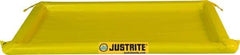 Justrite - 10 Gal Low Wall Berm - 2" High x 2' Wide x 4" Long - Industrial Tool & Supply