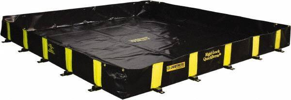 Justrite - 1,075 Gal Low Wall Berm - 12' Wide x 12" Long - Industrial Tool & Supply
