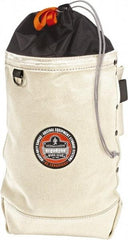 Ergodyne - White Canvas Bolt Bag - 5" Wide x 10" Deep x 13" High - Industrial Tool & Supply