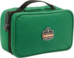 Ergodyne - 1 Pocket Green Polyester Tool Bag - 7-1/2" Wide x 4-1/2" Deep x 3" High - Industrial Tool & Supply