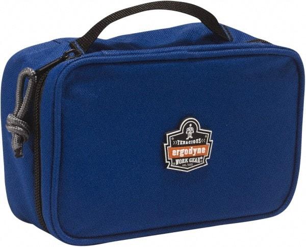 Ergodyne - 1 Pocket Blue Polyester Tool Bag - 7-1/2" Wide x 4-1/2" Deep x 3" High - Industrial Tool & Supply