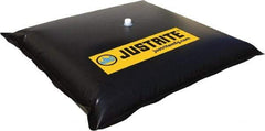 Justrite - 42" Long x 42" Wide, Vinyl Drain Seal - Black, Use to Stop Contaminated Groundwater From Going Down the Drain - Industrial Tool & Supply