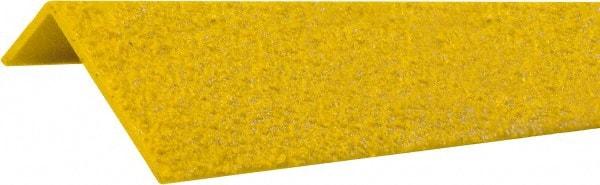 Rust-Oleum - Yellow Solid Color Anti-Slip Vinyl Strip - 2-1/4" Wide x 4' Long x 1" Thick, General Traffic - Industrial Tool & Supply