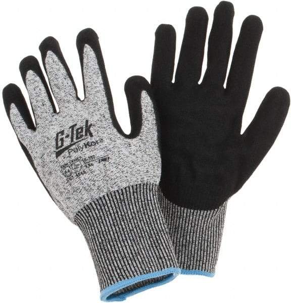 PIP - Size 2XL, ANSI Cut Lvl A4, Cut Resistant Gloves - Palm & Fingers Coated, Salt & Pepper - Industrial Tool & Supply