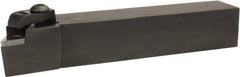 Hertel - DPGR 432, -5° Lead Angle IDLP External Left Hand Indexable Profiling Toolholder - 1" Shank Height x 1" Shank Width, 5" Long, Steel - Industrial Tool & Supply