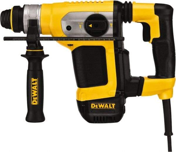 DeWALT - 1-1/8" SDS Chuck Electric Rotary Hammer - 0 to 4,700 BPM, 0 to 820 RPM, Reversible - Industrial Tool & Supply