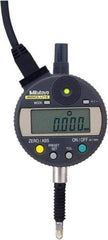 Mitutoyo - 0 to 12.7mm Range, 0.00005" Graduation, Electronic Drop Indicator - Accurate to 0.00012", LCD Display - Industrial Tool & Supply
