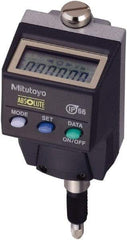 Mitutoyo - 0 to 5.6mm Range, 0.0005" Graduation, Electronic Drop Indicator - Accurate to 0.0008", LCD Display - Industrial Tool & Supply