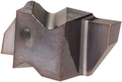 Hertel - 2062IGP Grade HC225, 1.57mm Cutting Width Carbide Grooving Insert - 2.79mm Max Depth of Cut, Right Hand, TiAlN Finish - Industrial Tool & Supply