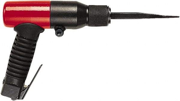 Chicago Pneumatic - 2,200 BPM, 1.53 Inch Long Stroke, Pneumatic Chipping Hammer - 8 CFM Air Consumption, 1/4 NPT Inlet - Industrial Tool & Supply