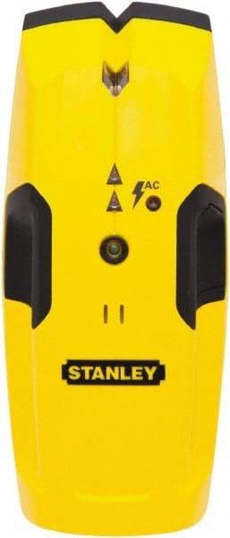 Stanley - 3/4" Deep Scan Stud Finder - 9V Battery, Wood, Metal - Industrial Tool & Supply