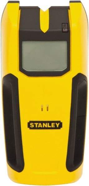 Stanley - 3/4" Deep Scan Stud Finder - 9V Battery, Wood, Metal - Industrial Tool & Supply