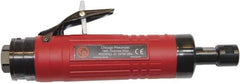Chicago Pneumatic - 1/4" Collet, Straight Handle, Air Angle Die Grinder - 12,000 RPM, Rear Exhaust, 33.9 CFM, 1.2 hp, 90 psi, 9.5mm Inlet - Industrial Tool & Supply