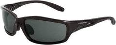 CrossFire - Clear Lenses, Framed Safety Glasses - Scratch Resistant, Pink Frame, Size Universal, Wrap Around - Industrial Tool & Supply