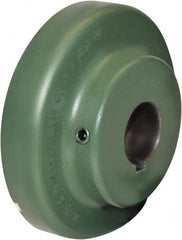 TB Wood's - 5/8" Max Bore Diam, 4-5/8" Hub, 7 Flexible Coupling Flange - 4-5/8" OD, 1-27/32" OAL, Cast Iron, Type S - Industrial Tool & Supply