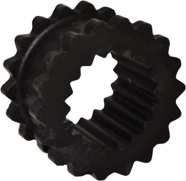 TB Wood's - 7 One Piece Solid Flexible Coupling Sleeve - 4-11/32" OD, 2-3/16" OAL, Neoprene, Order 2 Hubs with Same OD & 1 Insert for Complete Coupling - Industrial Tool & Supply