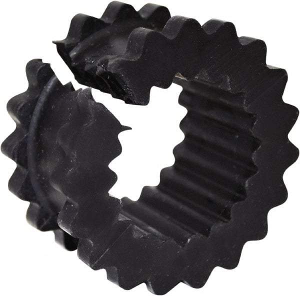 TB Wood's - 9 One Piece Split Flexible Coupling Sleeve - 6" OD, 3" OAL, EPDM, Order 2 Hubs with Same OD & 1 Insert for Complete Coupling - Industrial Tool & Supply